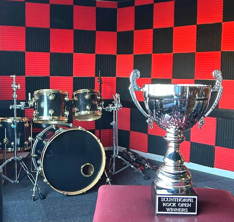 Live rock band performing on stage