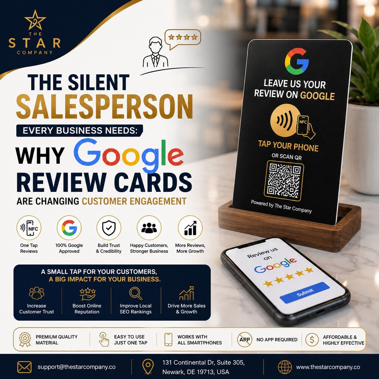 Google Review Card for Business