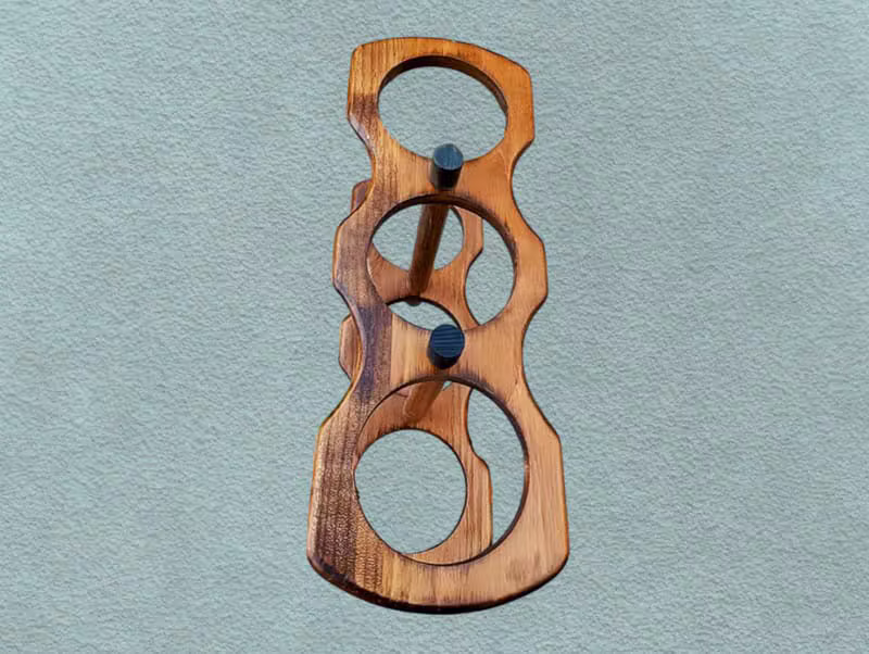 Handcrafted Wine Rack