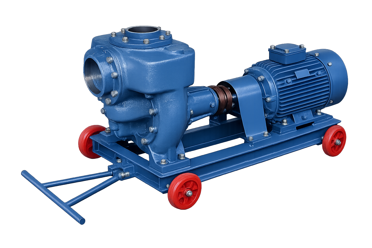 Long Coupled Trolley Drive Self Priming Mud Pumps
