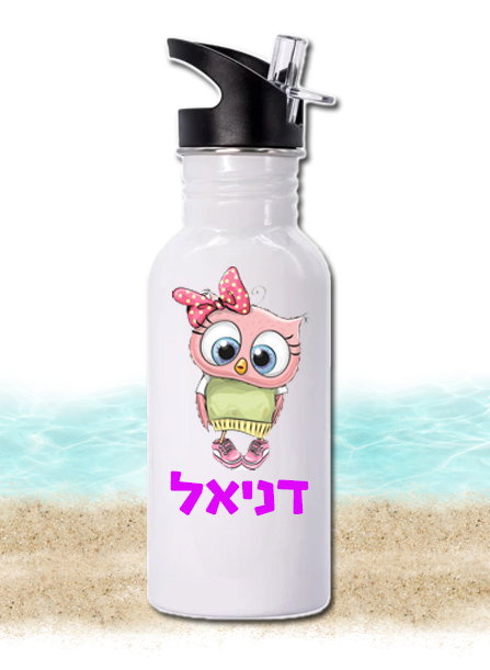 בקבוק אלומיניום קש נשלף עיצוב 1