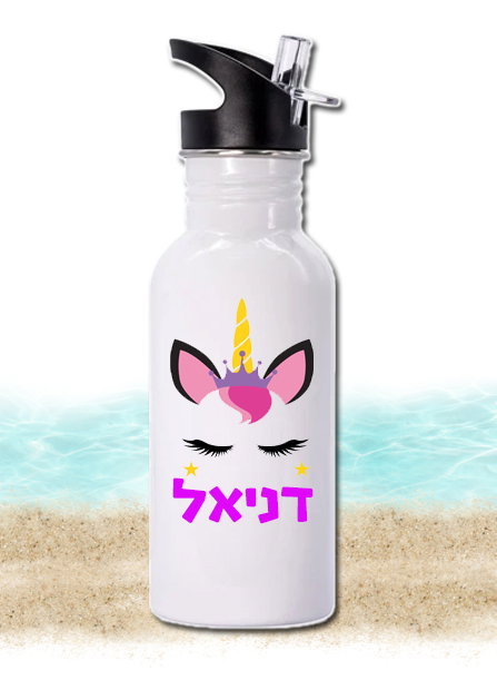 בקבוק אלומיניום קש נשלף עיצוב 10