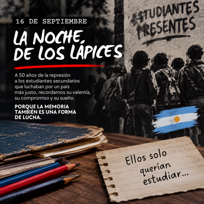 50 años de la Noche de los Lápices