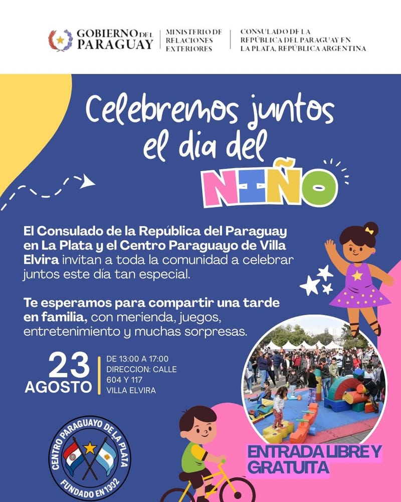 Celebración por el Día del Niño en Villa Elvira