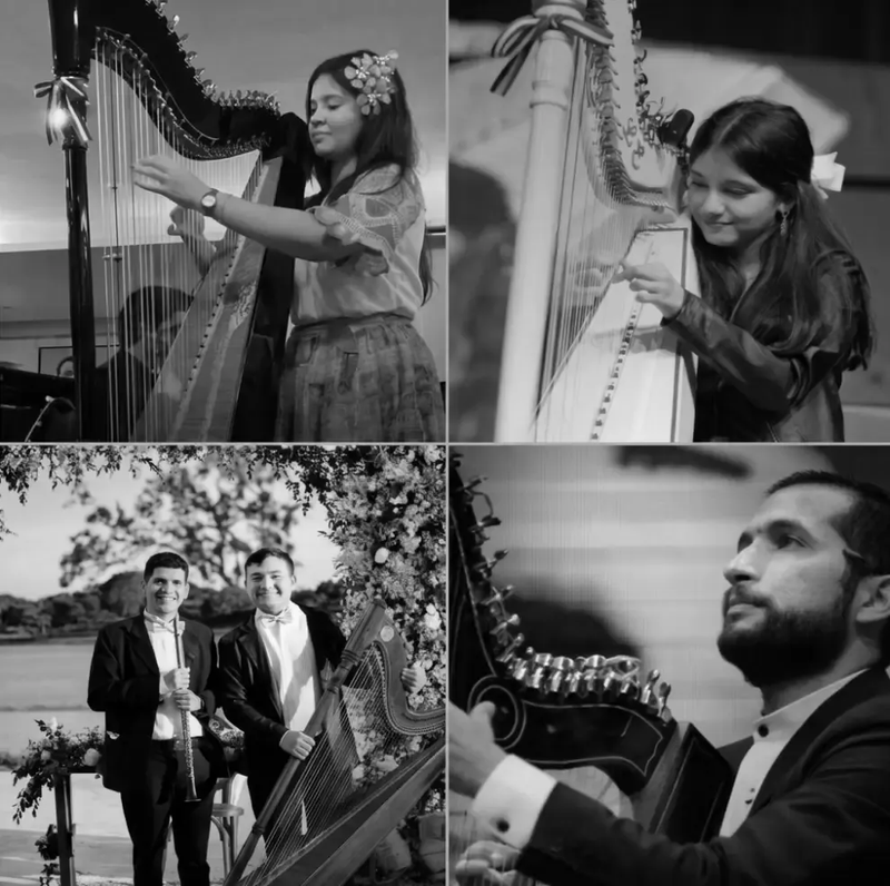 Jóvenes artistas seleccionados para el XIX Festival Mundial del Arpa.
