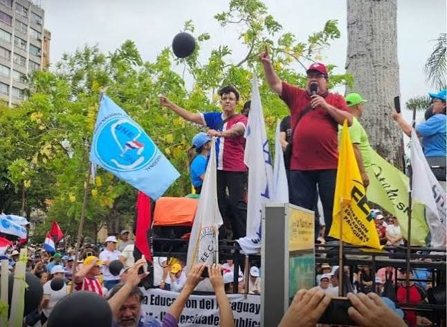Movilización docente en todo el país