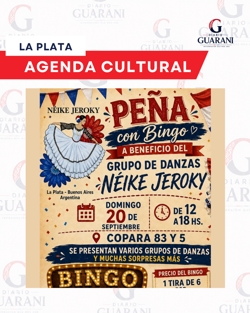 Peña con Bingo a beneficio del Grupo de danza Néike Jeroky