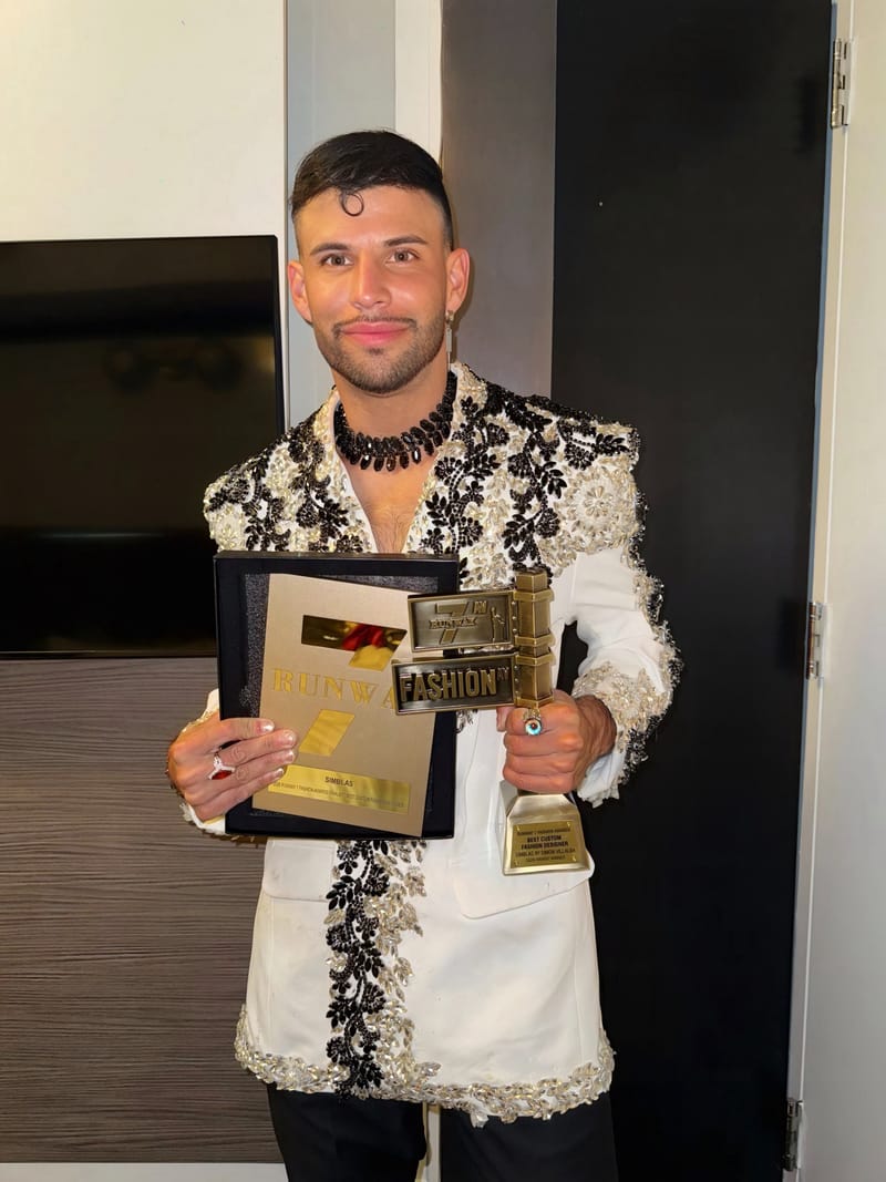 Simón Villalba, primer paraguayo distinguido como Mejor Diseñador de la Temporada en Nueva York