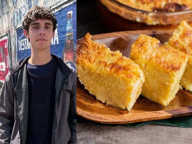 Con sopa paraguaya de su abuela, un joven argentino junta fondos para ir a la universidad