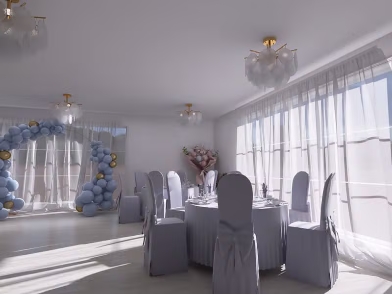 Decor sală botez