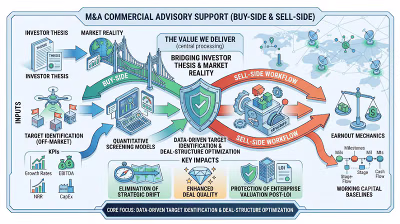 M&A Commercial Advisory Support (Buy-Side & Sell-Side)