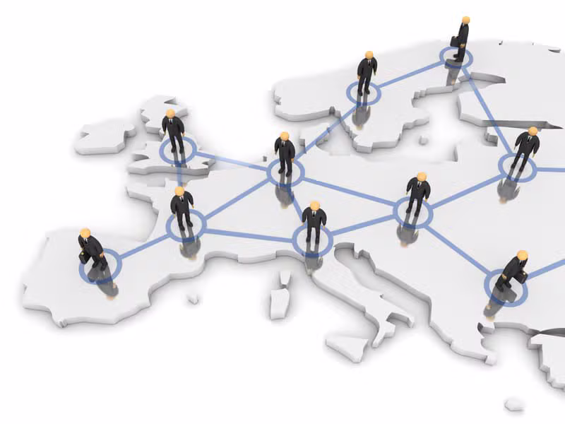 EMEA executive network map