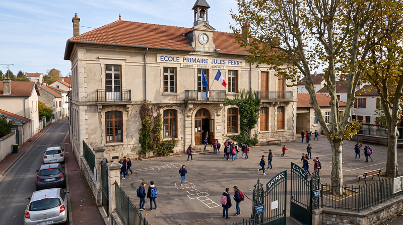 Bâtiment scolaire général français