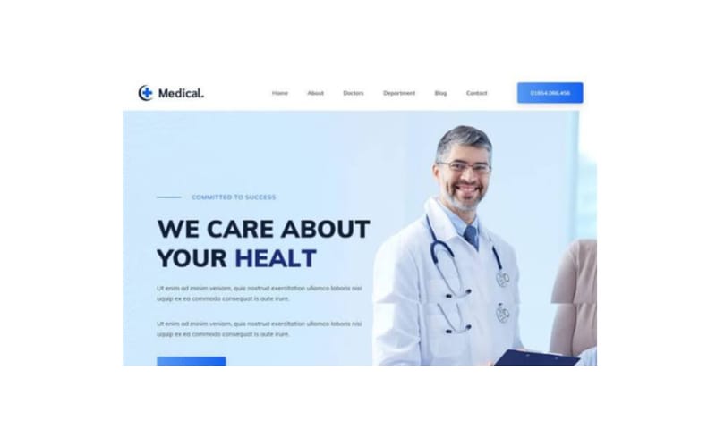 Healthcare Website Design