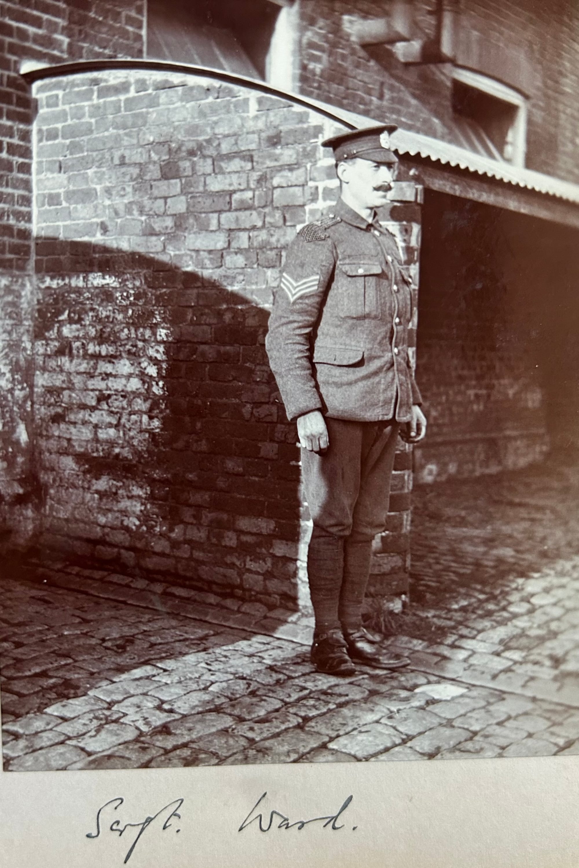 WARD, . Serjeant 2KEH. Could be Joseph Bert Ward 1268 or Robert Ward 378 both of whom were commissioned and transferred to other units.