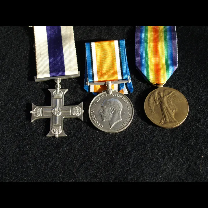 CADDY, Geoffrey Charles. Private 2KEH. 1149. Major in the Machine Gun Corps and awarded the Military Cross, British War and Victory Medals..
