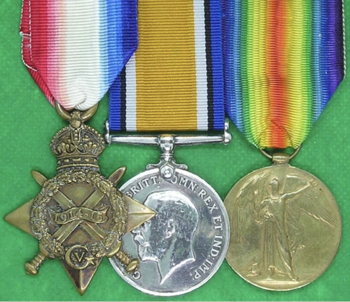 SMITH, S. A. Private. KEH 248. "A" Squadron. 1914/15 Star trio. Photograph Courtesy of The Medal Centre.