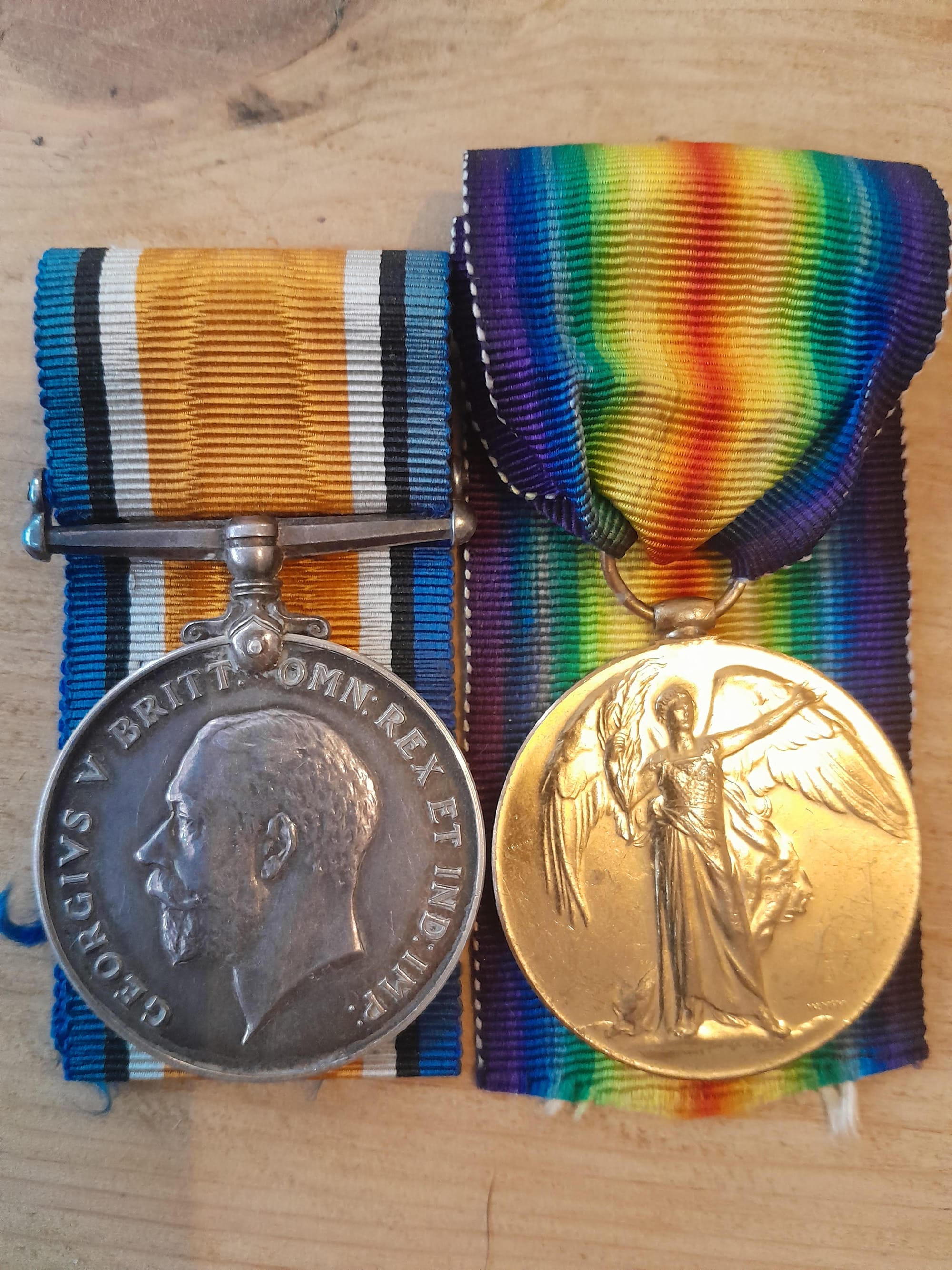 ELLIS, Rowland. 1257. Private. British War and Victory Medals. Courtesy of a private collector in the UK.