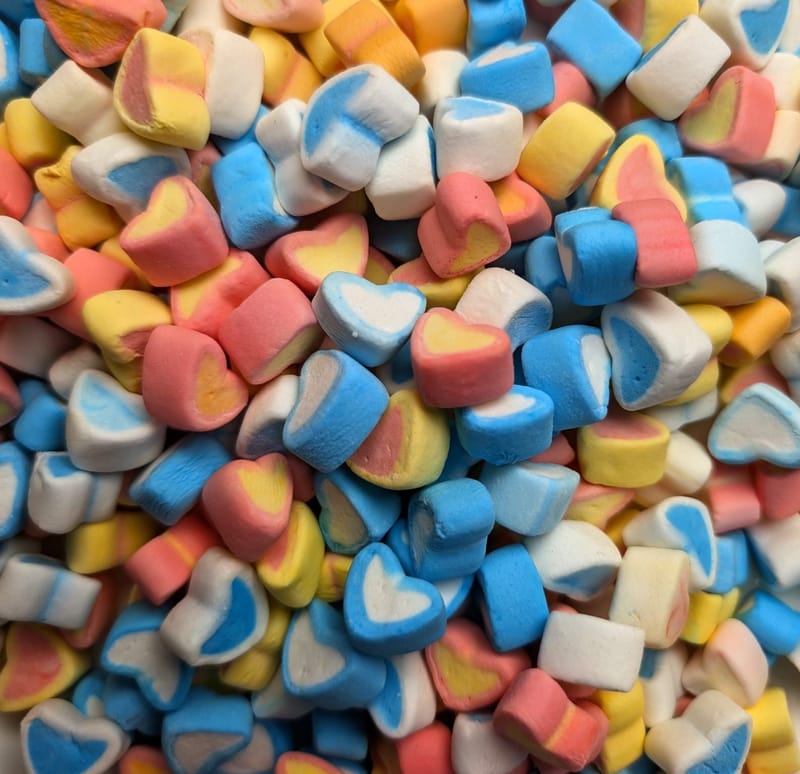 Rainbow coeur