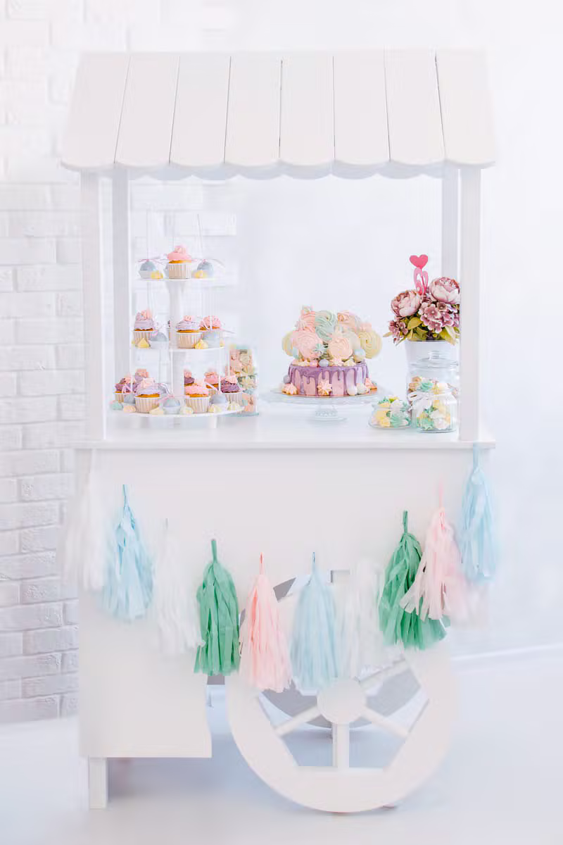 Candy Cart décoré