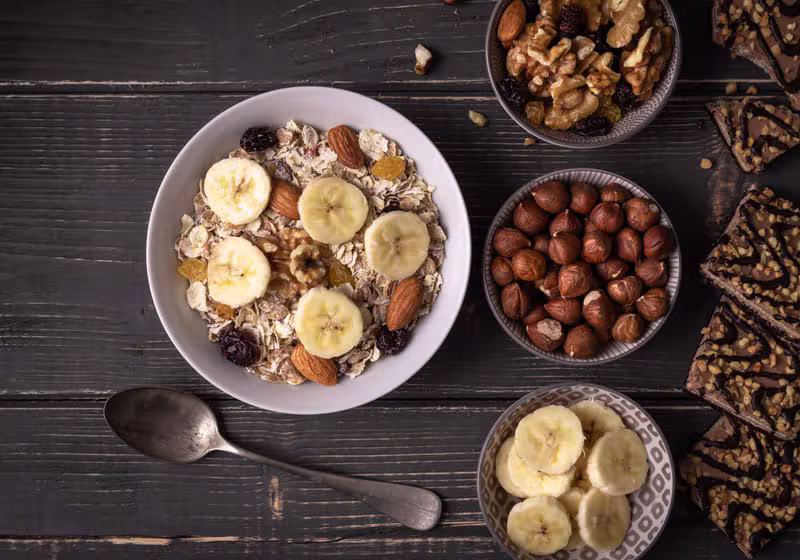 Bowl cake express banane et avoine