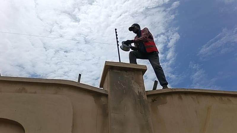 ⚡ Successfully Installed Electric Fence combined with Concertina Wire