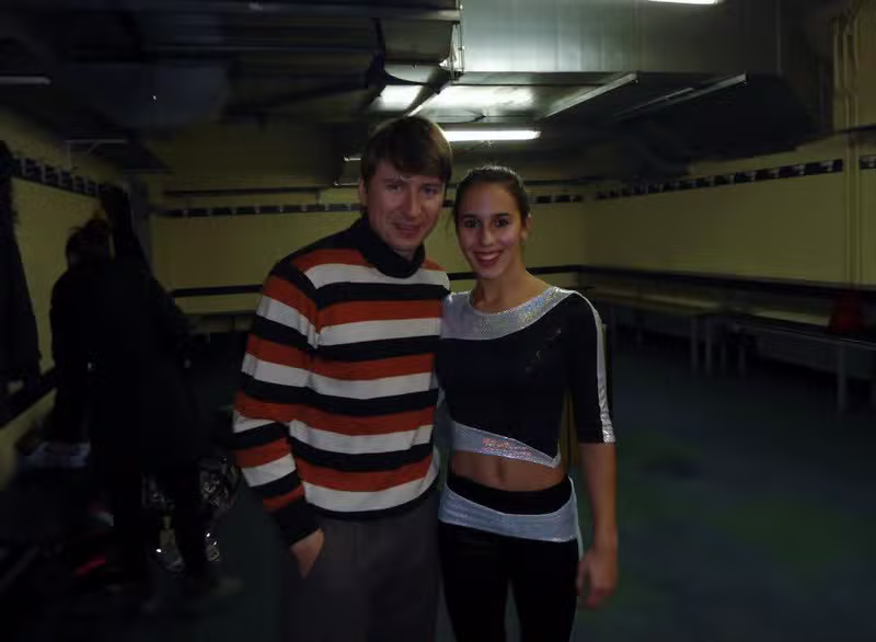 Vivien Vajda with Celebrity