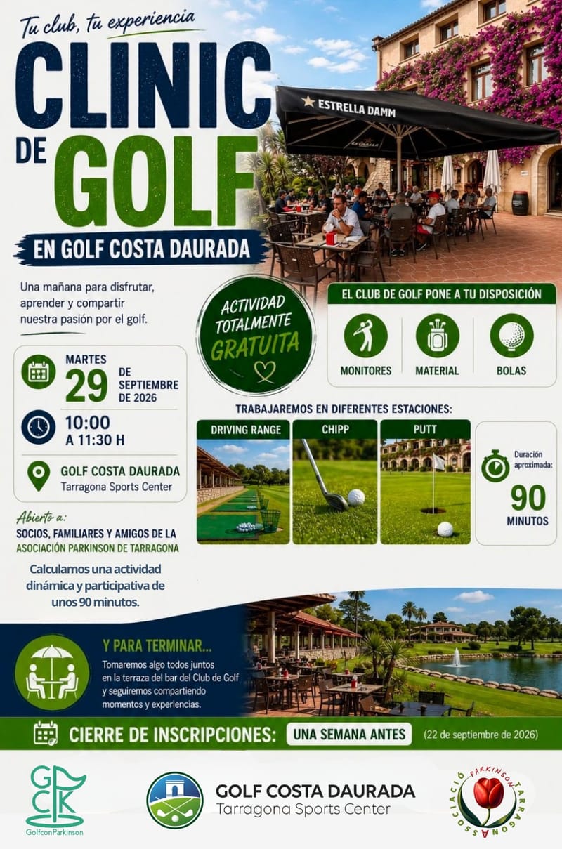NOVA DATA !!!  Clínic de Golf