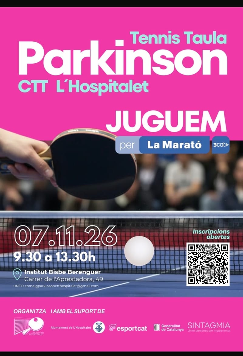 Parkinson i CTT L'Hospitalet juguem per La Marató Tv3