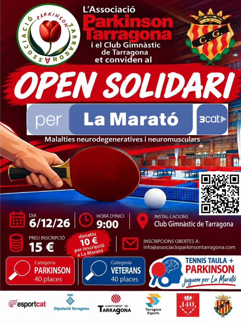 OPEN SOLIDARI JUGUEM PER LA MARATÓ