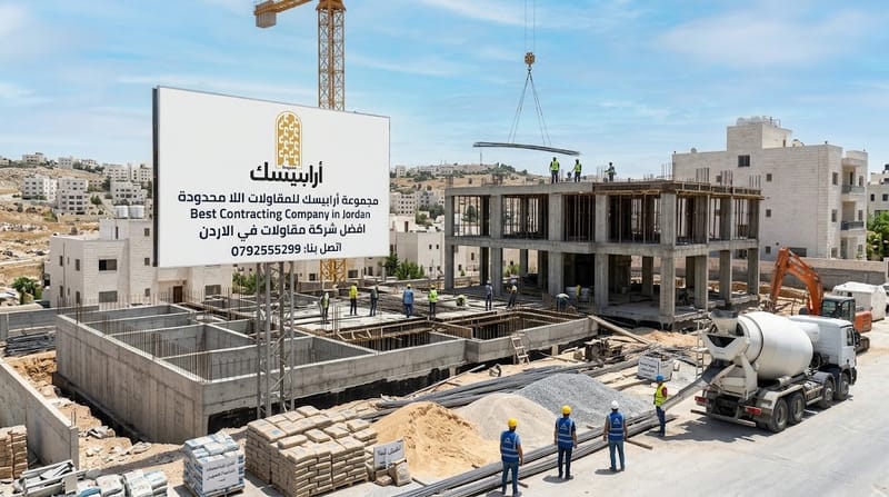 مجموعة ارابيسك للمقاولات والتوريدات اللا محدودة افضل شركة مقاولات في الاردن 0792555299