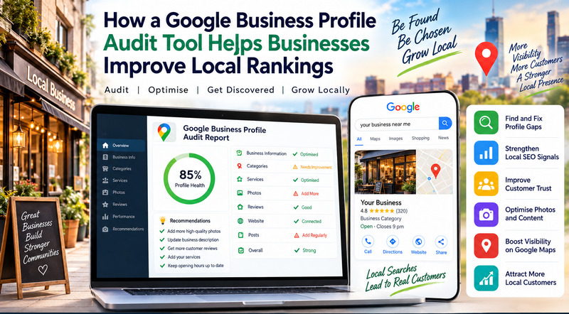 How a Google Business Profile Audit Tool Helps Businesses Improve Local Rankings