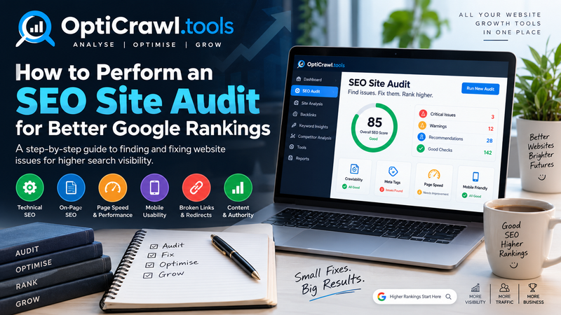 How to Perform an SEO Site Audit for Better Google Rankings