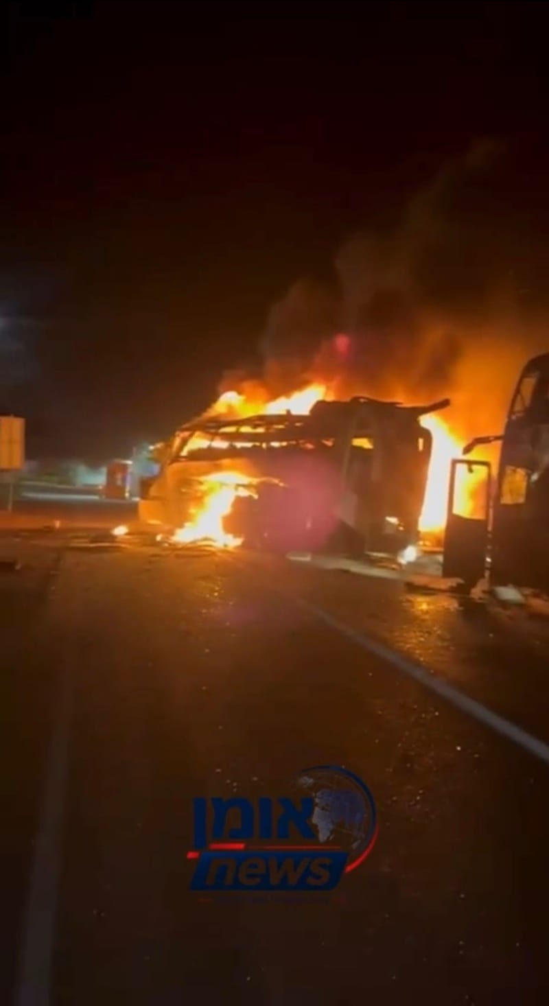 נס בדרך לאומן: נפילה מטרים ספורים מרכב נוסעים בגבול סטארי קזאצ'ה