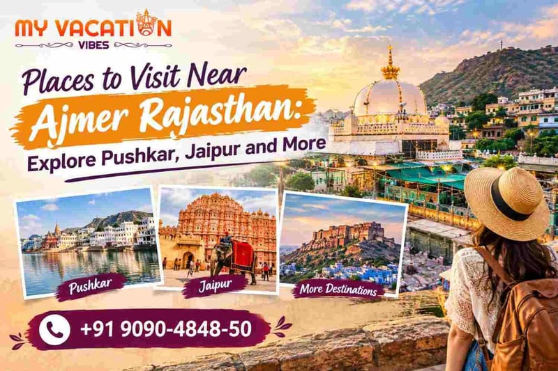 Places to Visit Near Ajmer Rajasthan: Explore Pushkar, Jaipur and More