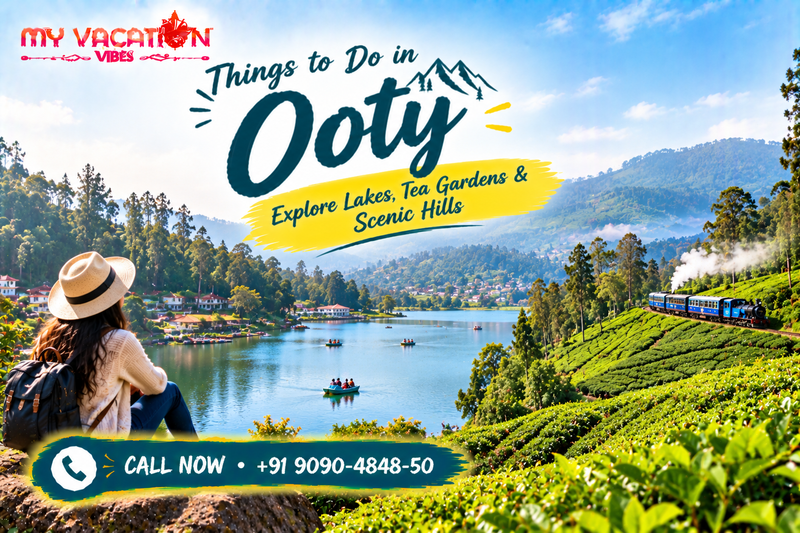 Things to Do in Ooty: Explore Lakes, Tea Gardens & Scenic Hills