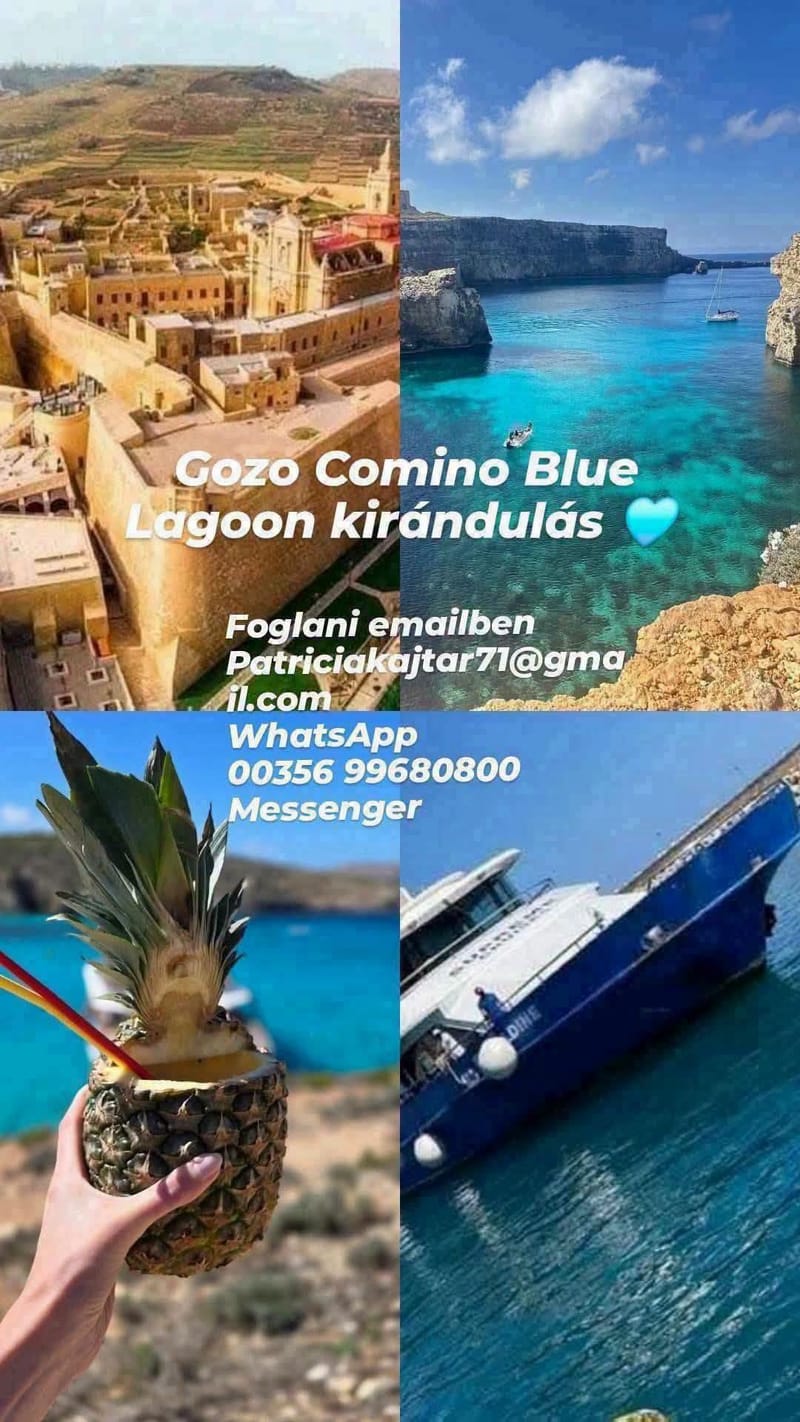 GOZO – COMINO & BLUE LAGOON KIRÁNDULÁS