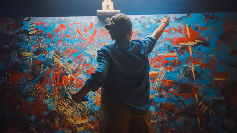 Chromatic Resonance exhibition view by Aria Vance