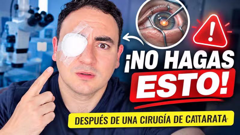 Cuidados después de una cirugía de catarata