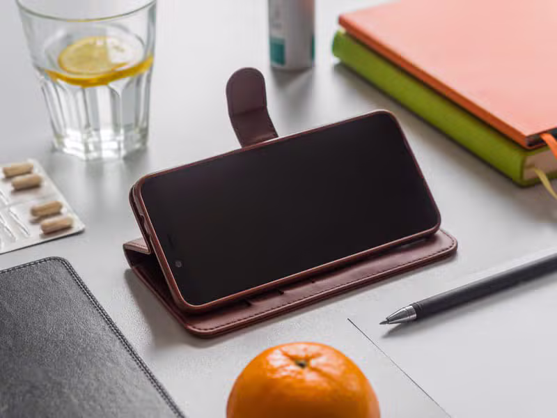 Leather Flip Wallet Case for Infinix Hot 40 Pro