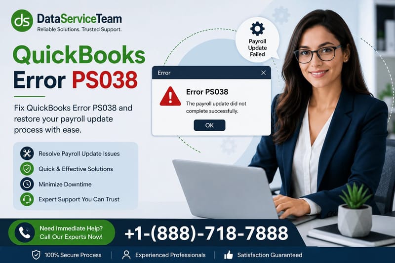 QuickBooks Error PS038: Fix Payroll Update Failed