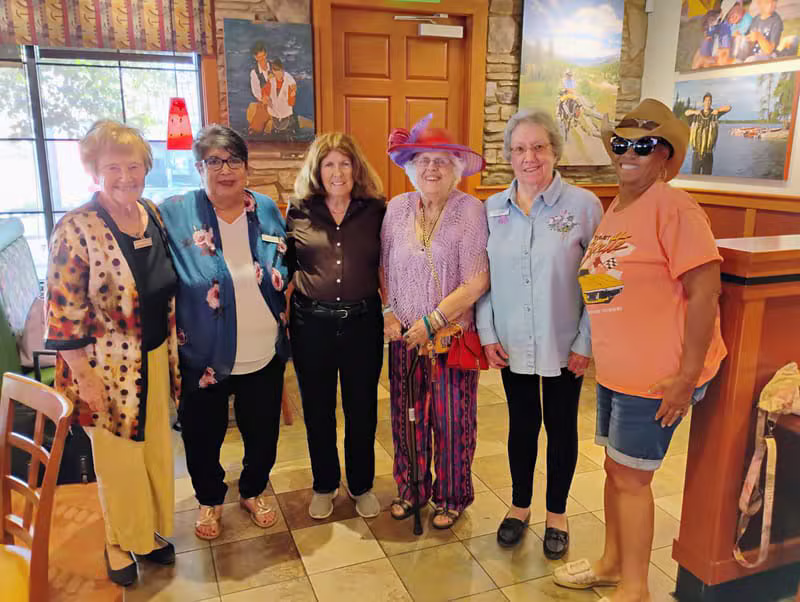 Perris Valley Women's Club members standing together