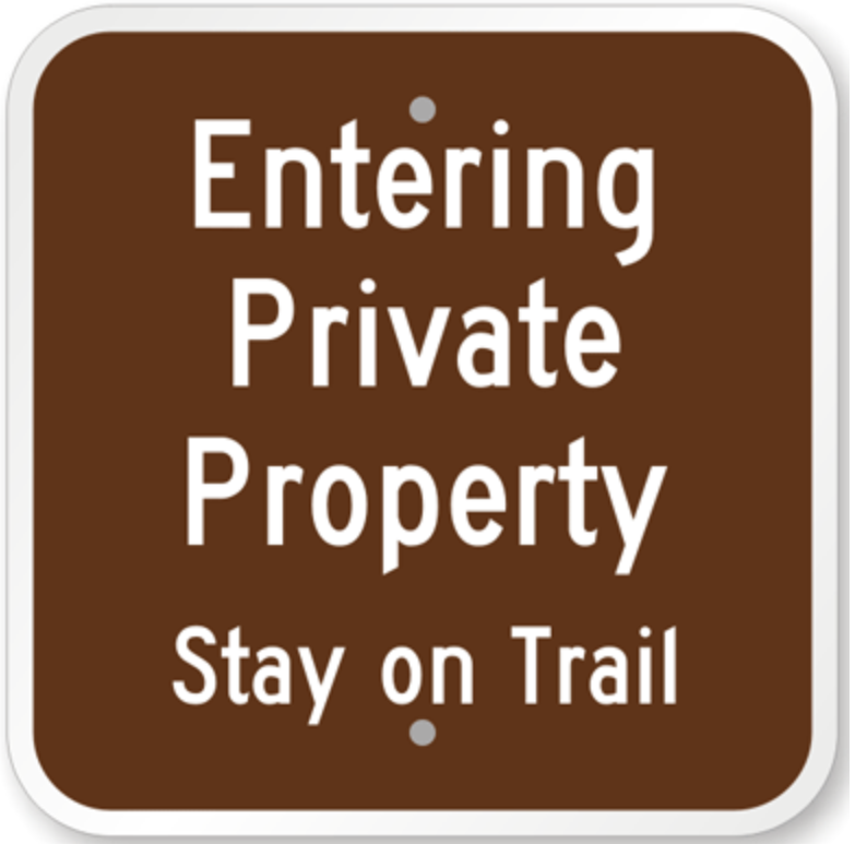 Trail Maintenance on Private Property