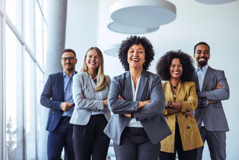 Profesionales corporativos exitosos