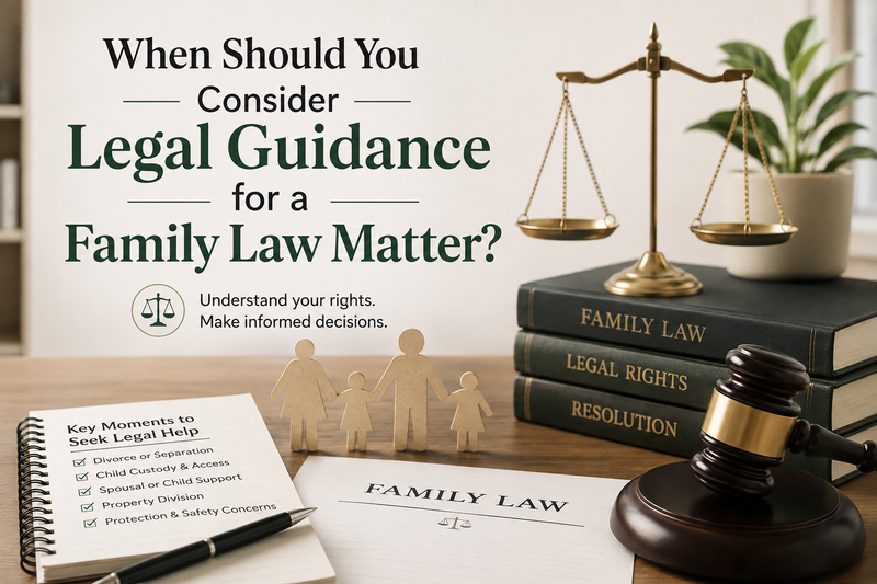 When Should You Consider Legal Guidance for a Family Law Matter?