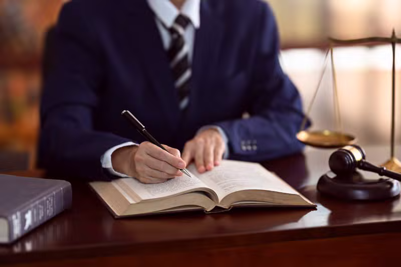 Professional legal office environment