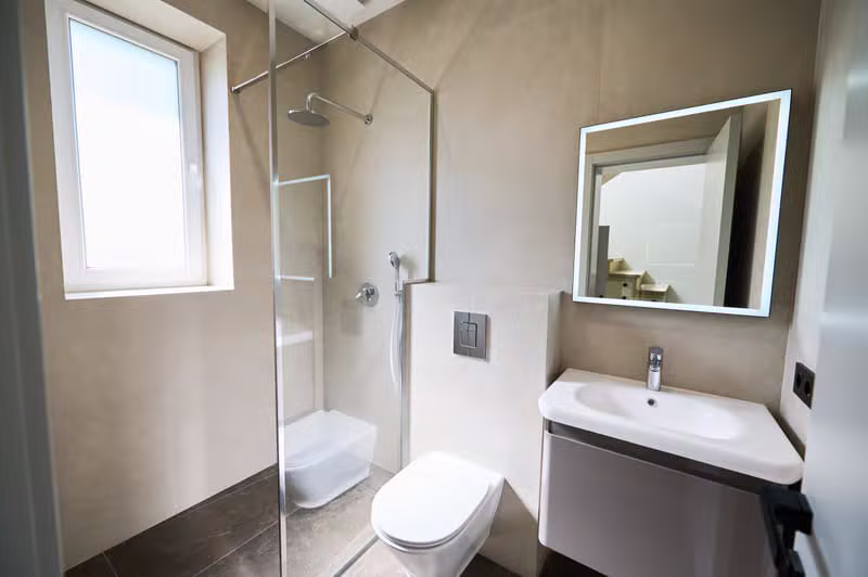 Modern Toilet & Vanity After