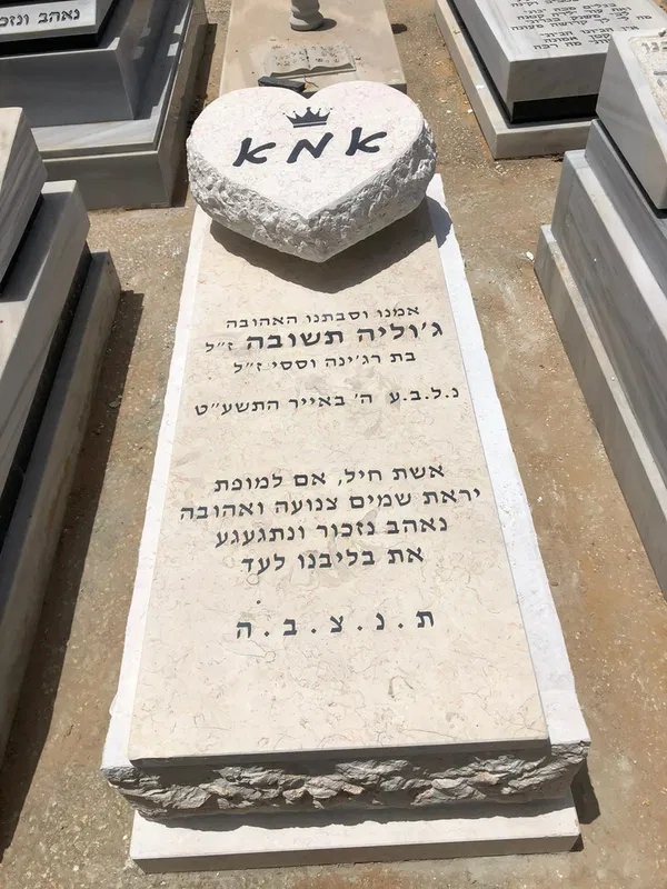 דגם מצבה 13 מתוך 24 - קטלוג מצבות בבית עלמין ירקון