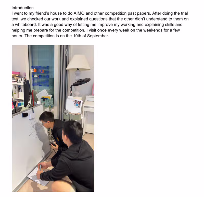 AIMO math competition preparation