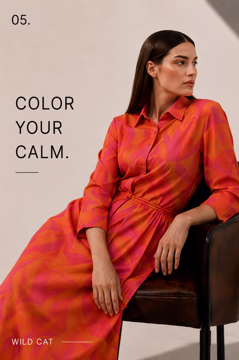 Wild Cat campaign visual — Color Your Calm